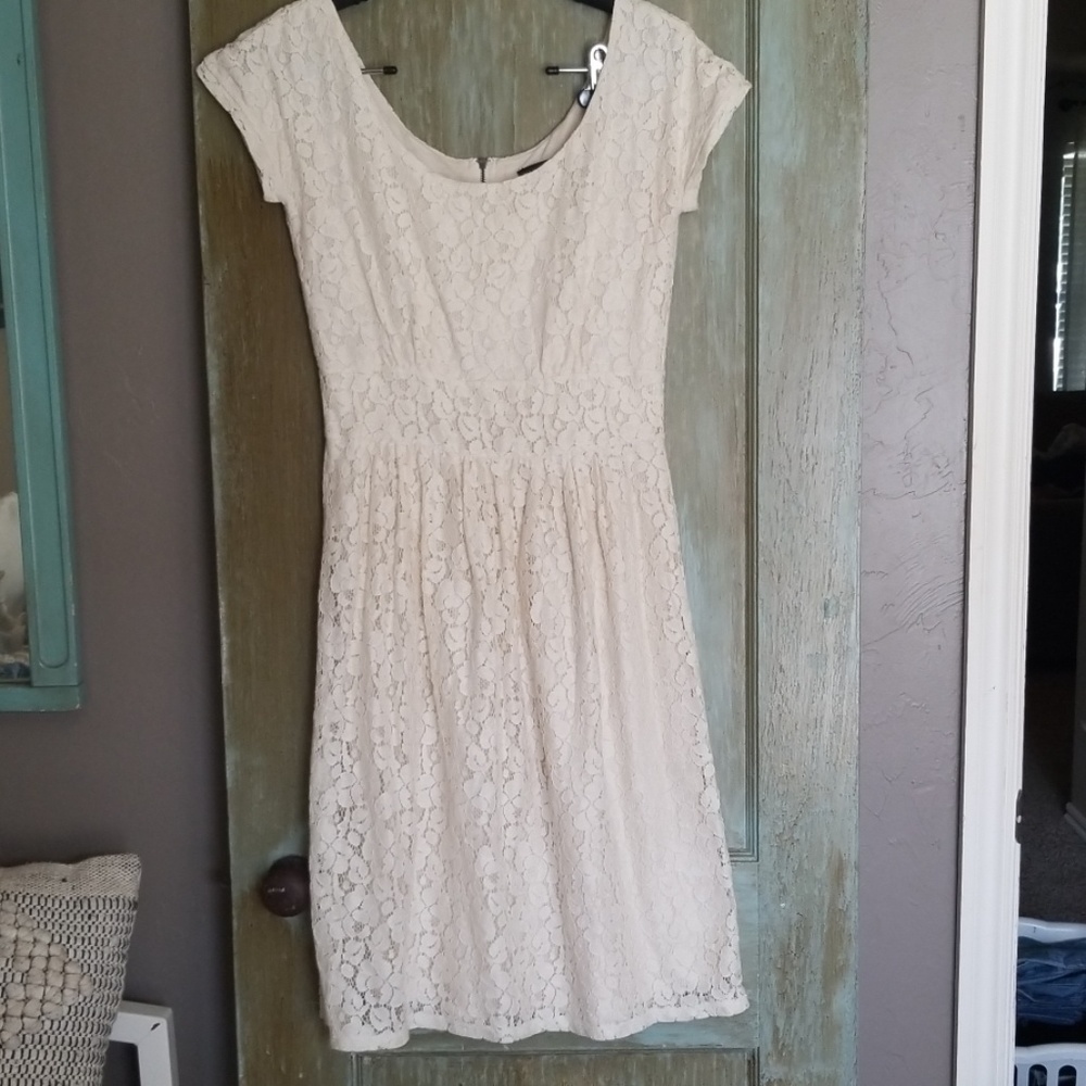 Banana Republic White Mad Men dress